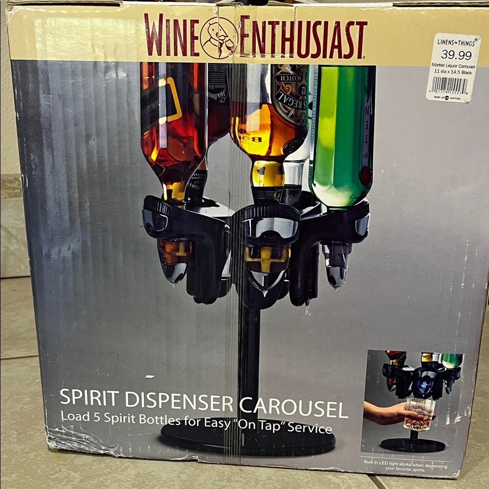 Spirit Dispenser Carousel - Black